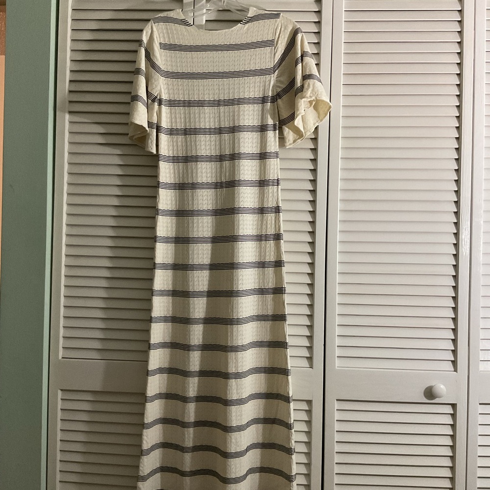 ZARA STRIPED KNIT DRESS - NEW